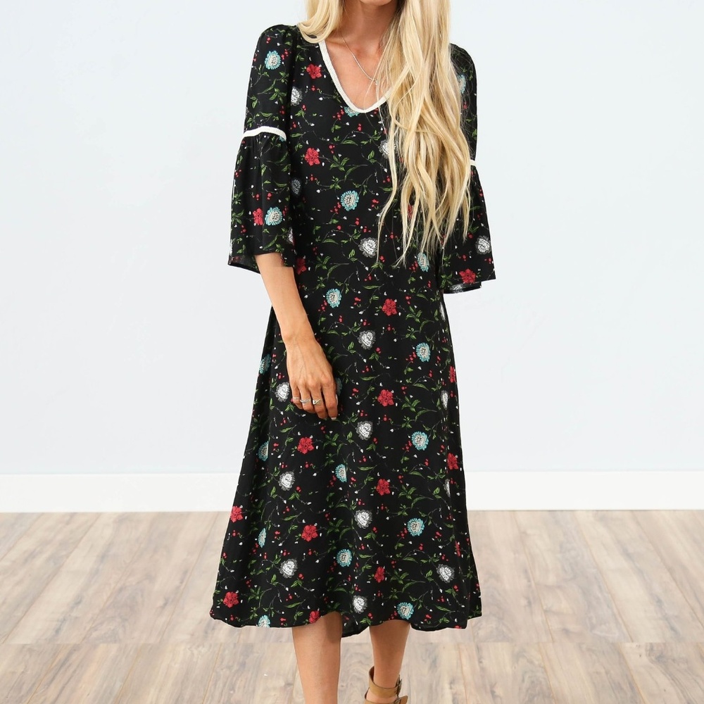 Madison Bell Sleeve Dress